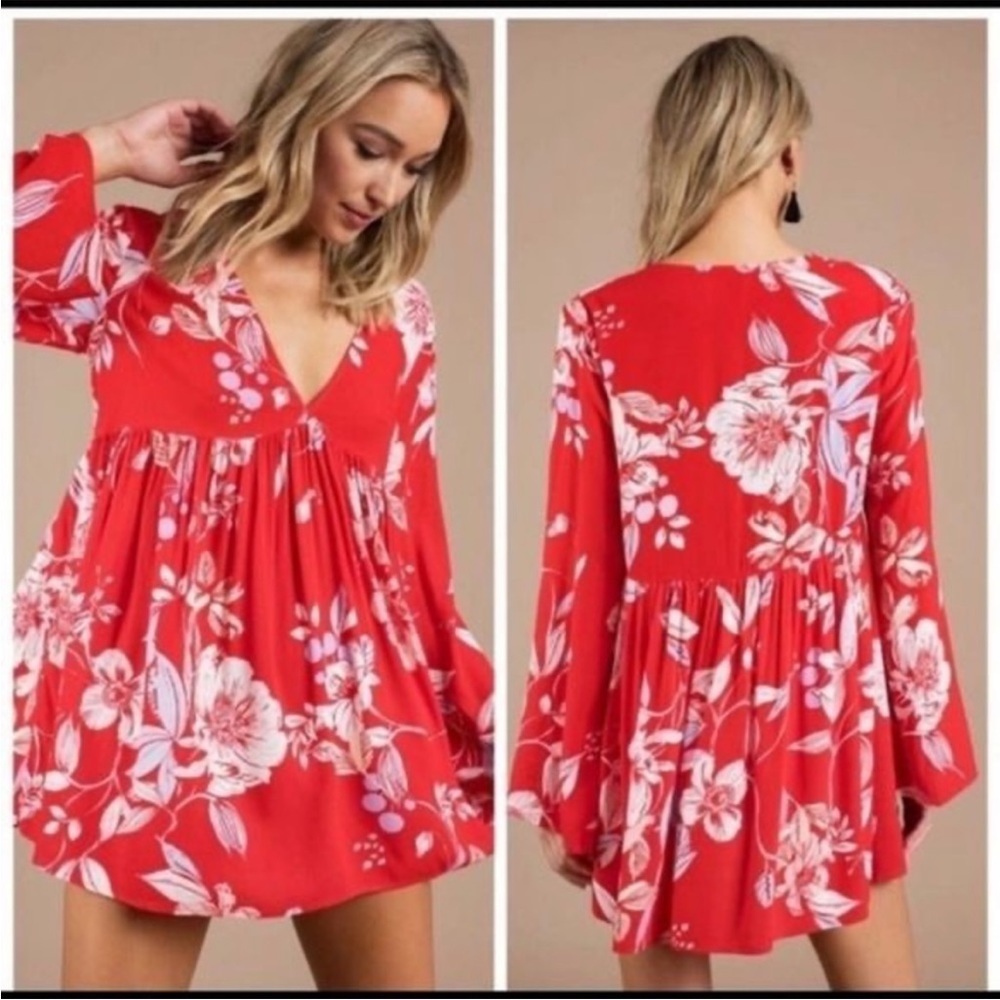 Free People Bella Floral Tunic Dress Size S/P